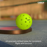 Cosco Max 40 Outdoor Pickleball Ball (Pack of 6)